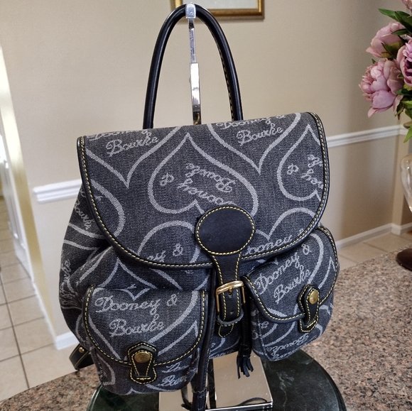 Dooney & Bourke Signature Hearts Backpack